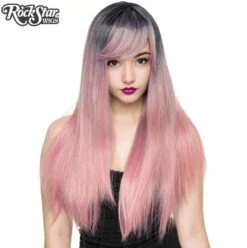 Bella Dark Root Pink | Heat Styleable Anime Wig | Rockstar Wigs