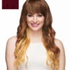 Ophelia Long Beach Waves Burgundy Wig | Glamorous Wigs | Wigs