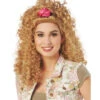 80s Scrunchie Sweetie Curly Dirty Blonde Wig | 1980s | Wigs And Hair Pieces
