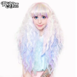 Rhapsody Pastel Rainbow | Heat Styleable Anime Wig | Rockstar Wigs