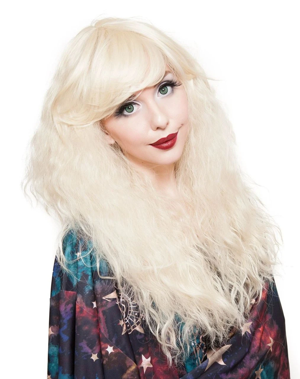 Bohemian Crimped Blonde | Heat Styleable Anime Wig | Rockstar Wigs 1 Bohemian Crimped Blonde | Heat Styleable Anime Wig | Rockstar Wigs