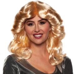 70s Blonde Feathered Wig | 1970s | Wigs And Hair Pieces