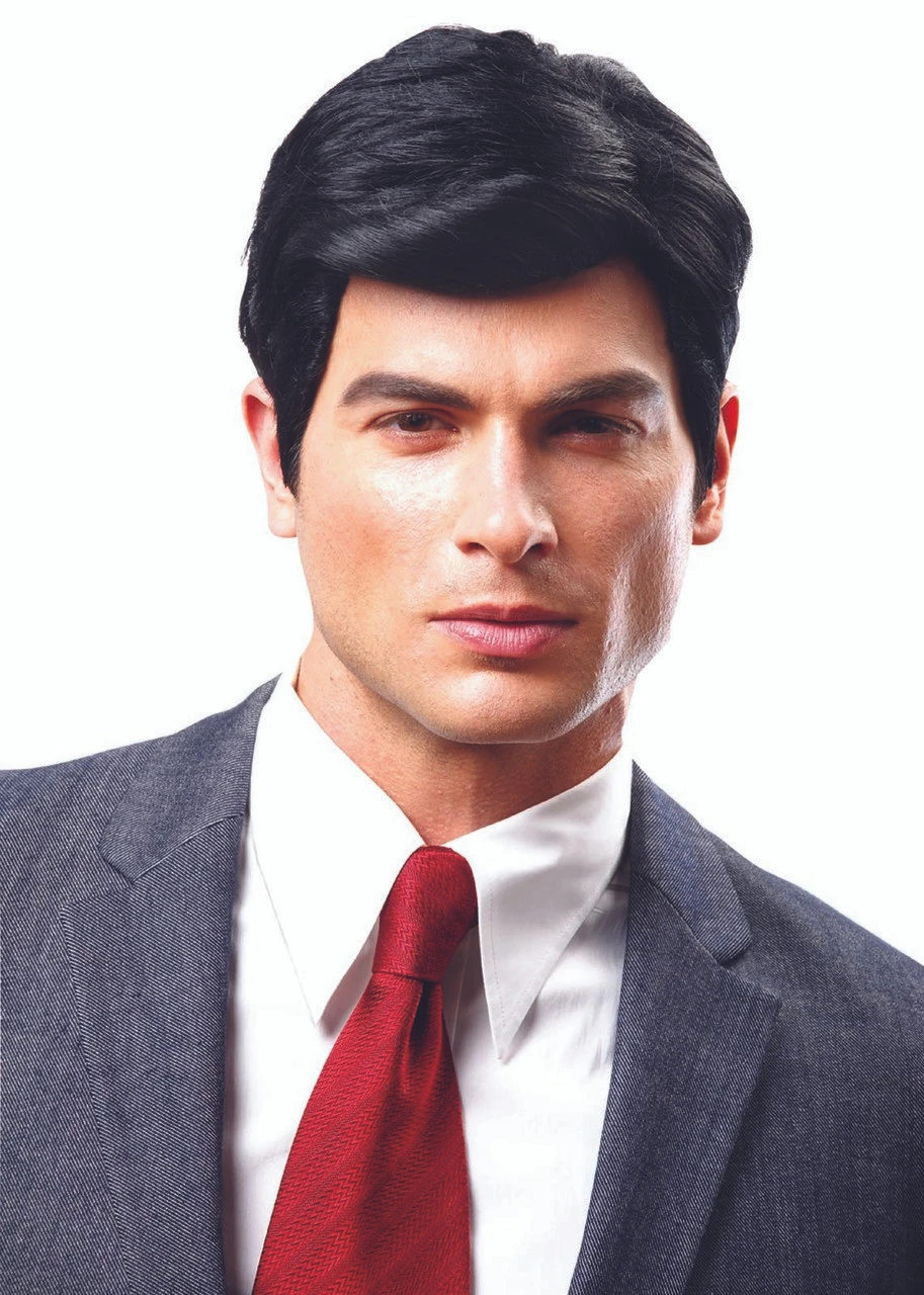 Real Man Black Short Styled Wig | Character Wigs 1 Real Man Black Short Styled Wig | Character Wigs