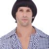 60s Black Groovy Mod Wig | 1960s | Decade Wigs