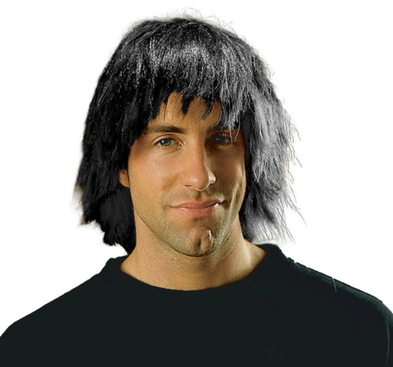 70s Shaggy Black Wig | 1970s | Wigs And Hair Pieces 1 70s Shaggy Black Wig | 1970s | Wigs And Hair Pieces