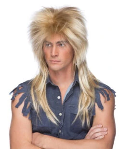 Long Blonde Rocker | 1980s | Wigs And Hair Pieces