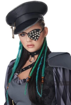Cyberpunk Aqua Coloured Clip-in Dreads | Steampunk | Wigs And Hair Pieces