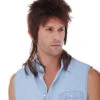 80s Brown Mullet Wig | 1980s | Decade Wigs