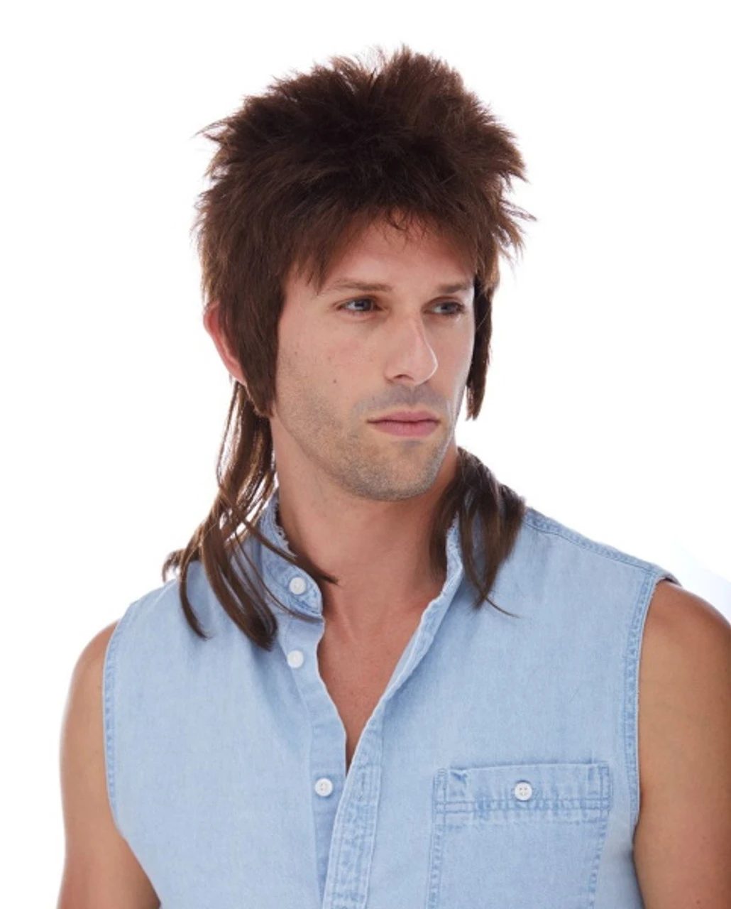 80s Brown Mullet Wig | 1980s | Decade Wigs 1 80s Brown Mullet Wig | 1980s | Decade Wigs