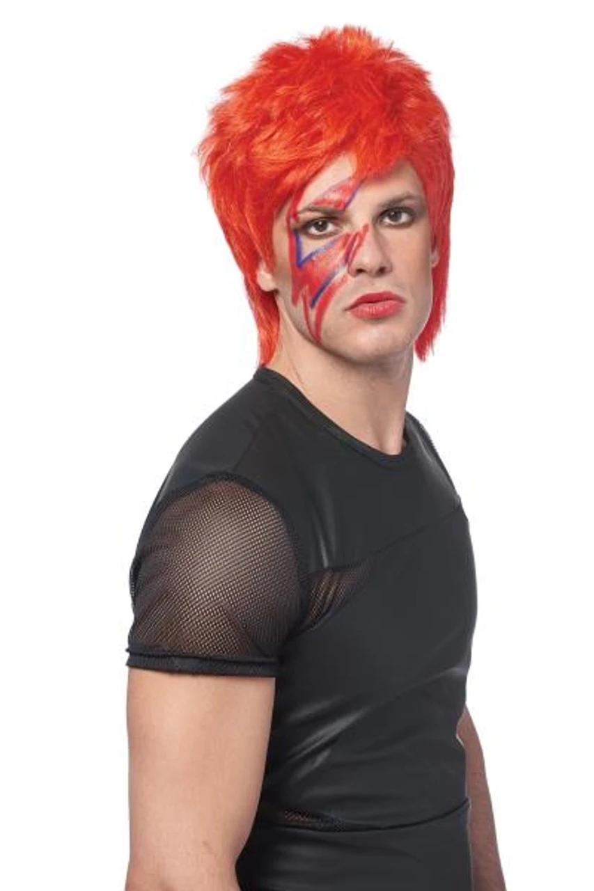 Ziggy Glam Rock David Bowie Wig | 70s And 80s | Celebrity Wigs 1 Ziggy Glam Rock David Bowie Wig | 70s And 80s | Celebrity Wigs
