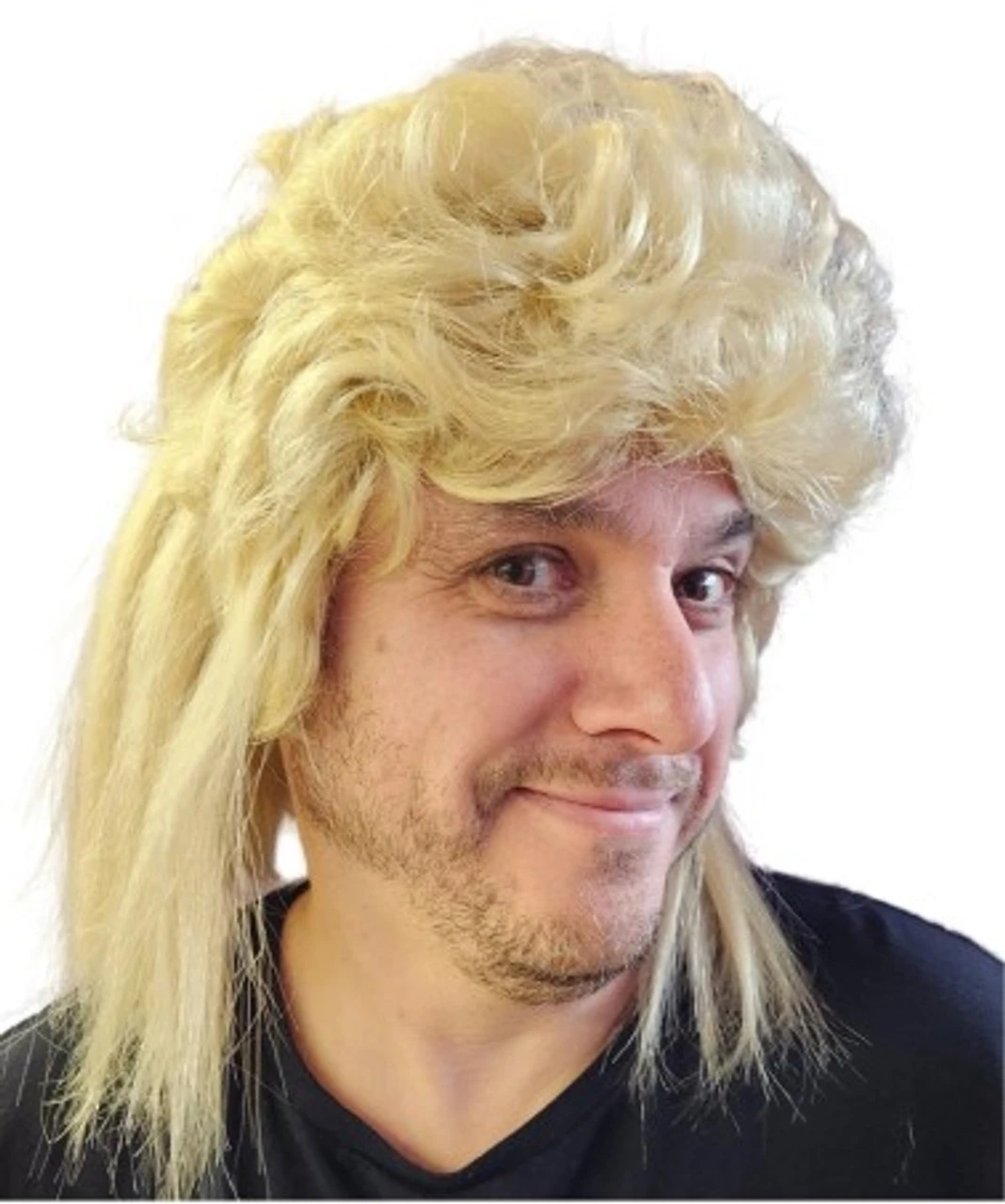 TCS Blonde Mullet Muncher | 1980s | Wigs And Hair Pieces 1 TCS Blonde Mullet Muncher | 1980s | Wigs And Hair Pieces