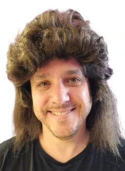 TCS Brown Mullet Muncher | 1980s | Wigs And Hair Pieces