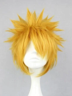Yellow Blonde Spiky Anime Wig | Anime | Wigs And Hair Pieces