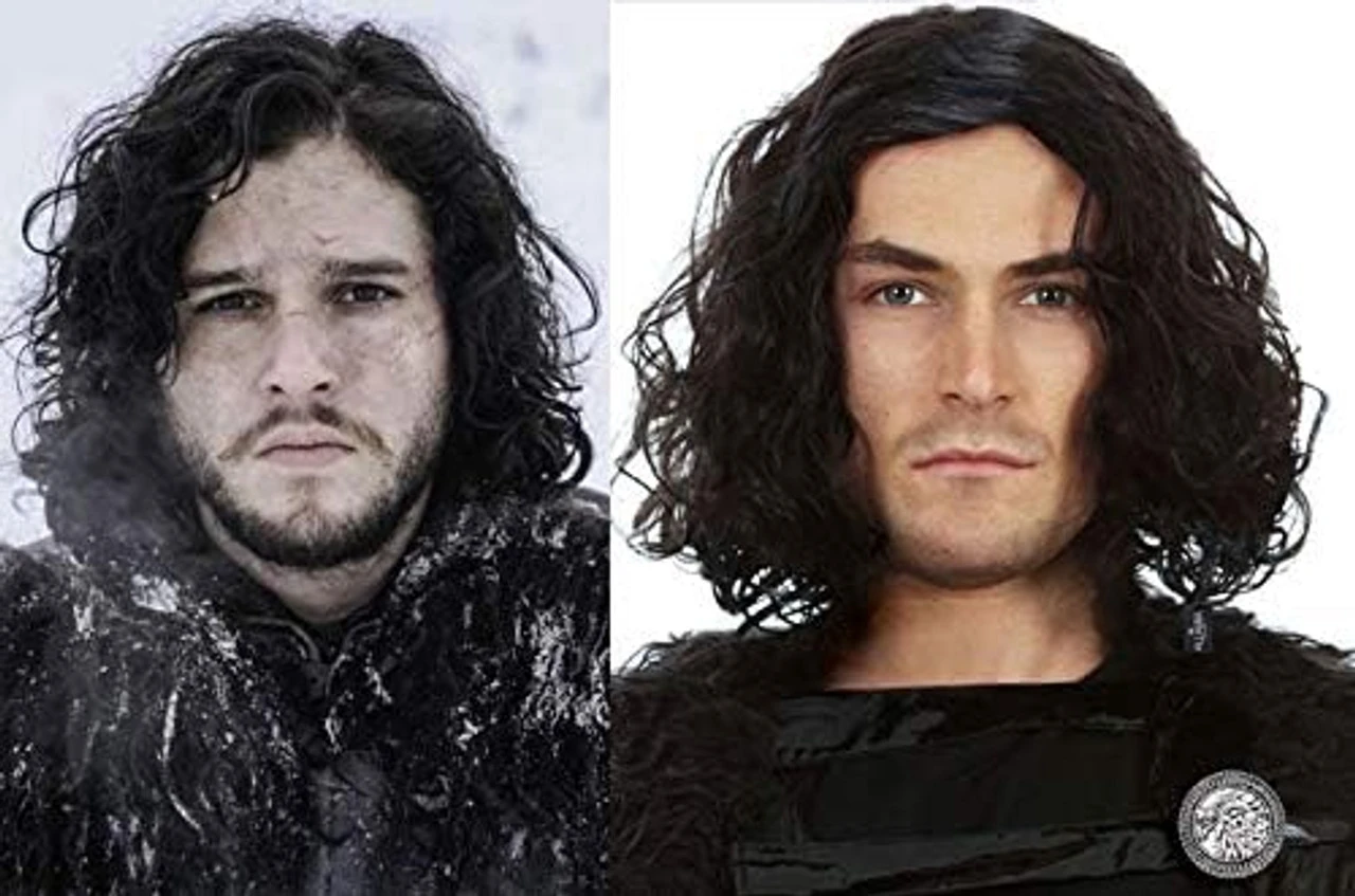 GoT Black Jon Snow Wig | Game Of Thrones | Wigs And Hair Pieces 3 GoT Black Jon Snow Wig | Game Of Thrones | Wigs And Hair Pieces - Image 3