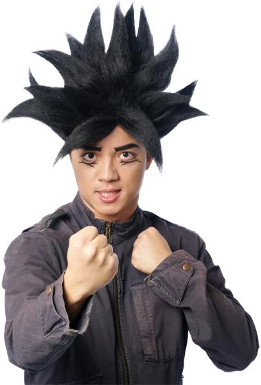 Anime Warrior Black Saiyan Wig | Dragonball Z | Wigs And Hair Pieces 1 Anime Warrior Black Saiyan Wig | Dragonball Z | Wigs And Hair Pieces