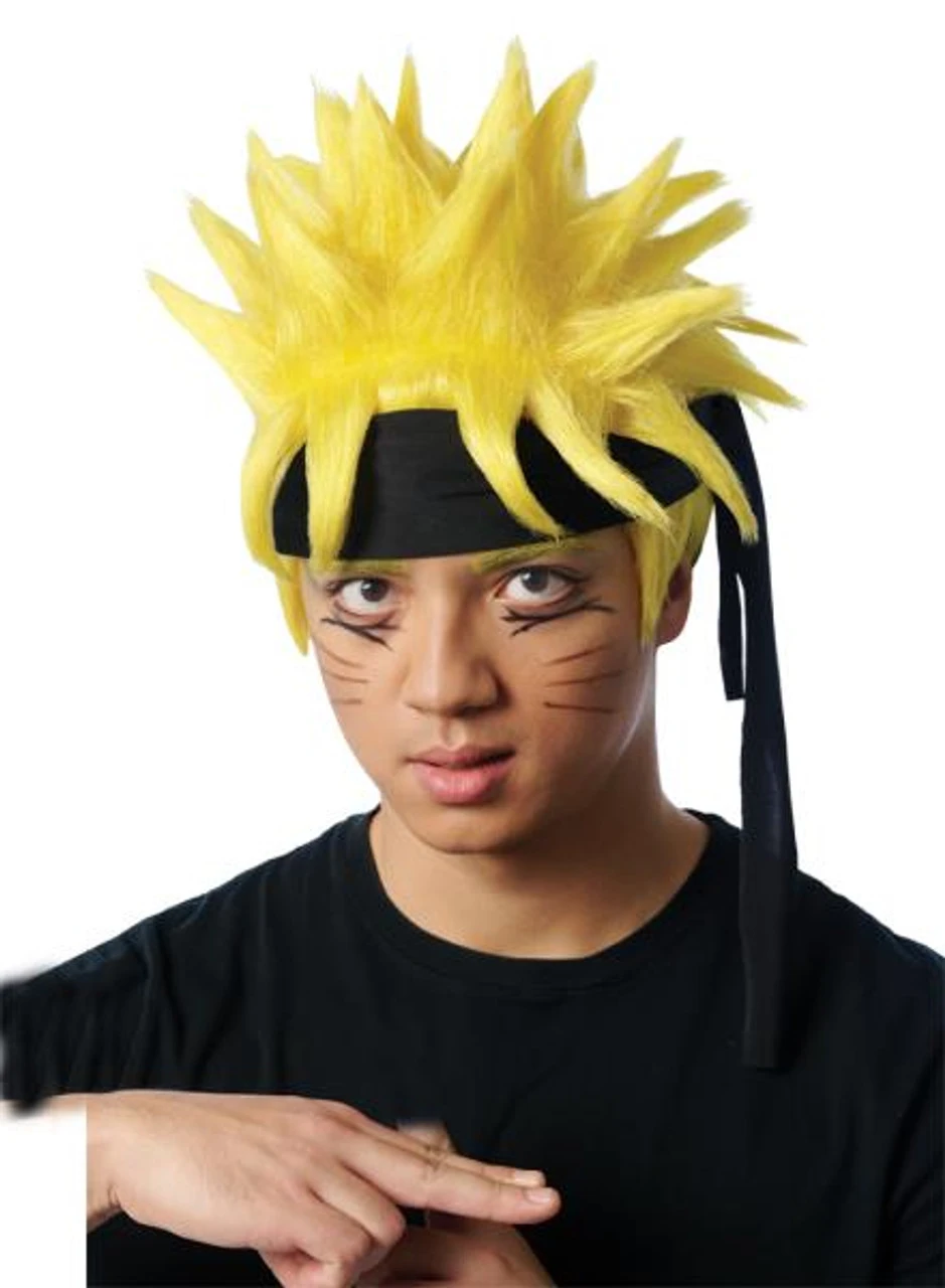 Anime Ninja Naruto Wig | Naruto | Wigs And Hair Pieces 1 Anime Ninja Naruto Wig | Naruto | Wigs And Hair Pieces