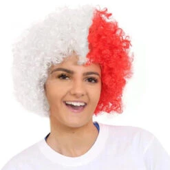 Red And White Canada Wig | Canada Day | Wigs