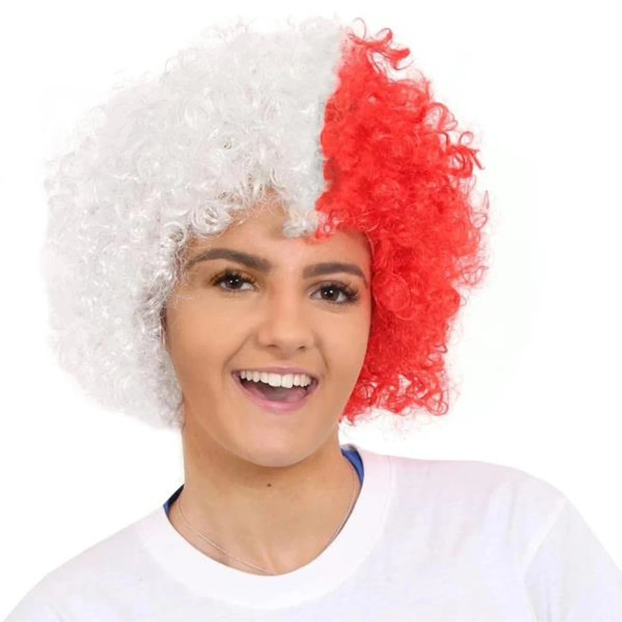 Red And White Canada Wig | Canada Day | Wigs 1 Red And White Canada Wig | Canada Day | Wigs