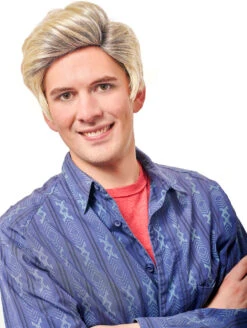 Preppy Blonde Zach Morris Valley Wig | Saved By The Bell | Character Wigs