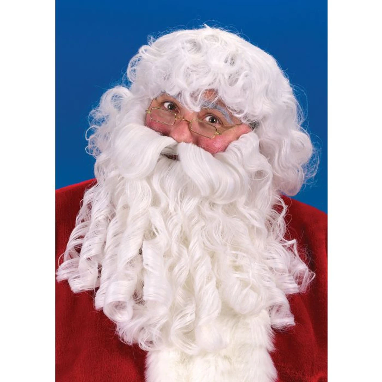 Santa Wig And Beard Set Quality | Christmas | Seasonal Accessories 1 Santa Wig And Beard Set Quality | Christmas | Seasonal Accessories