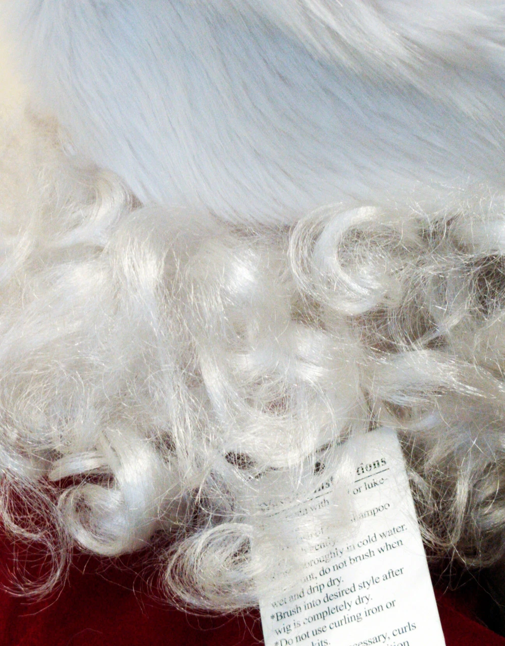 Ultimo Supreme Santa Wig And Beard Set | Christmas | Seasonal Accessories 2 Ultimo Supreme Santa Wig And Beard Set | Christmas | Seasonal Accessories - Image 2