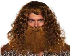 Brown Viking Wig And Beard | Vikings | Wigs And Hair Pieces