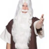 White Wizard Beard And Wig | Fantasy | Wigs And Hair Pieces