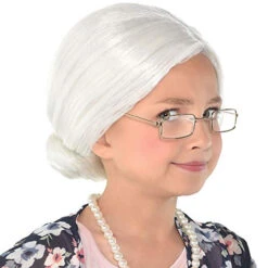 Old Maid Grandma Childs Wig | 100 Days | Wigs And Hair Pieces