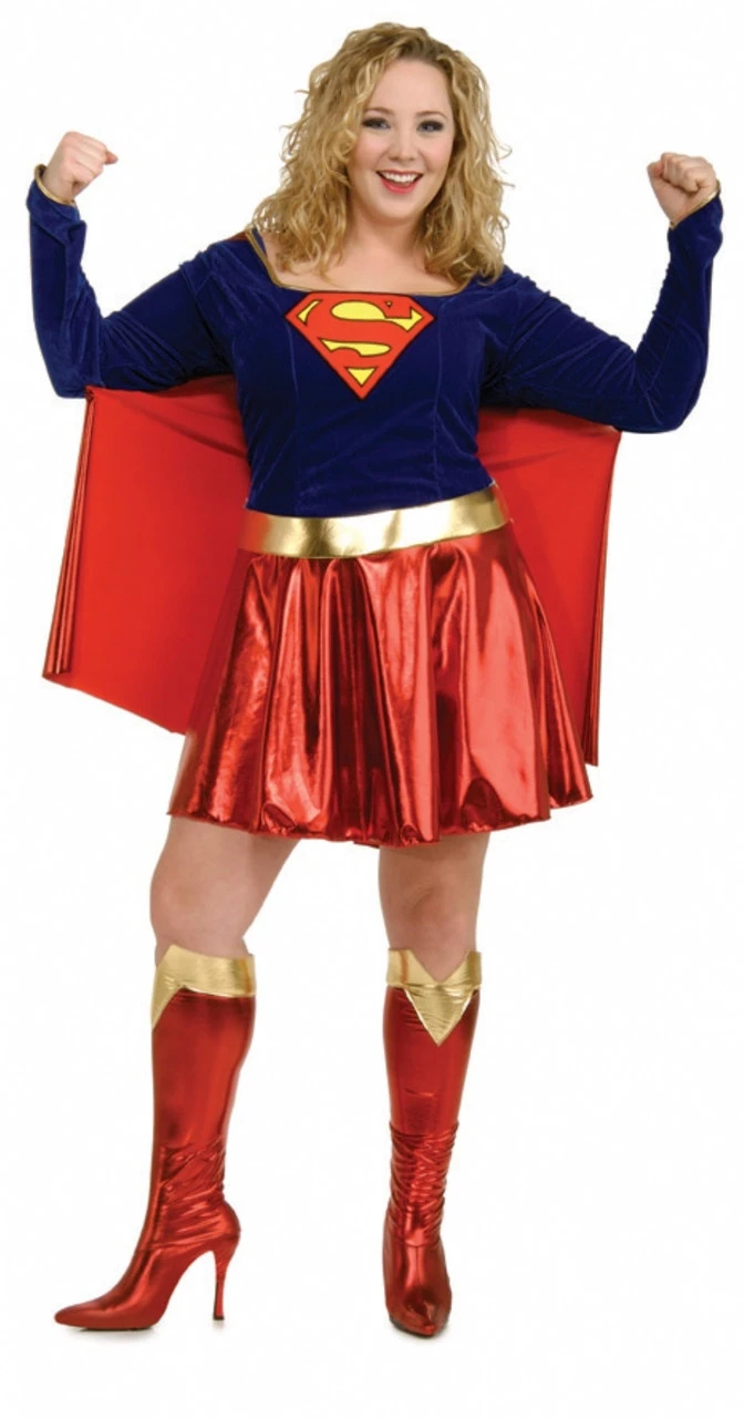 Supergirl Plus Size Costume | DC | Womens Costumes 1 Supergirl Plus Size Costume | DC | Womens Costumes