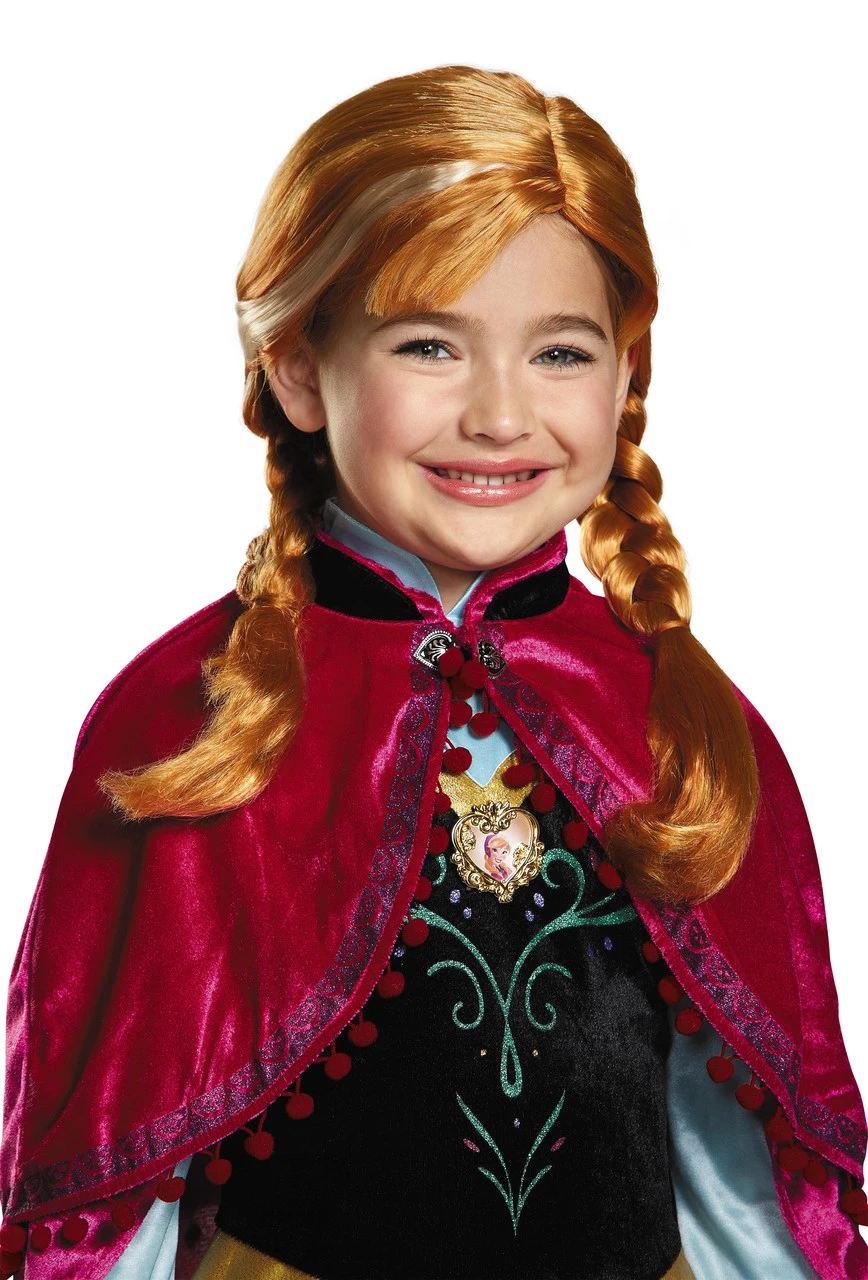 Disney's Frozen Anna Child Wig | Frozen | Wigs And Hair Pieces 1 Disney's Frozen Anna Child Wig | Frozen | Wigs And Hair Pieces