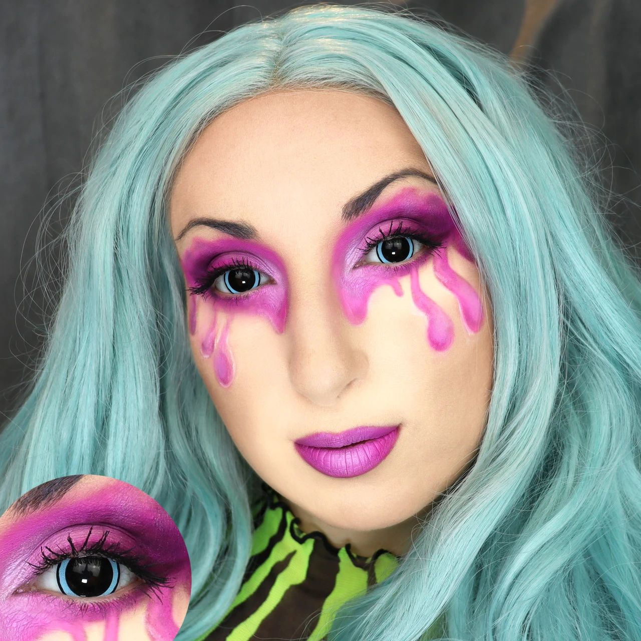 Acid III Mini-Sclera | Costume Contacts | Primal Contact Lenses 4 Acid III Mini-Sclera | Costume Contacts | Primal Contact Lenses - Image 4