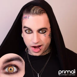 Villain | Costume Contacts | Primal Contact Lenses -The Costume Shop 968 Villain Catalogue Model 1 37315.1727197157