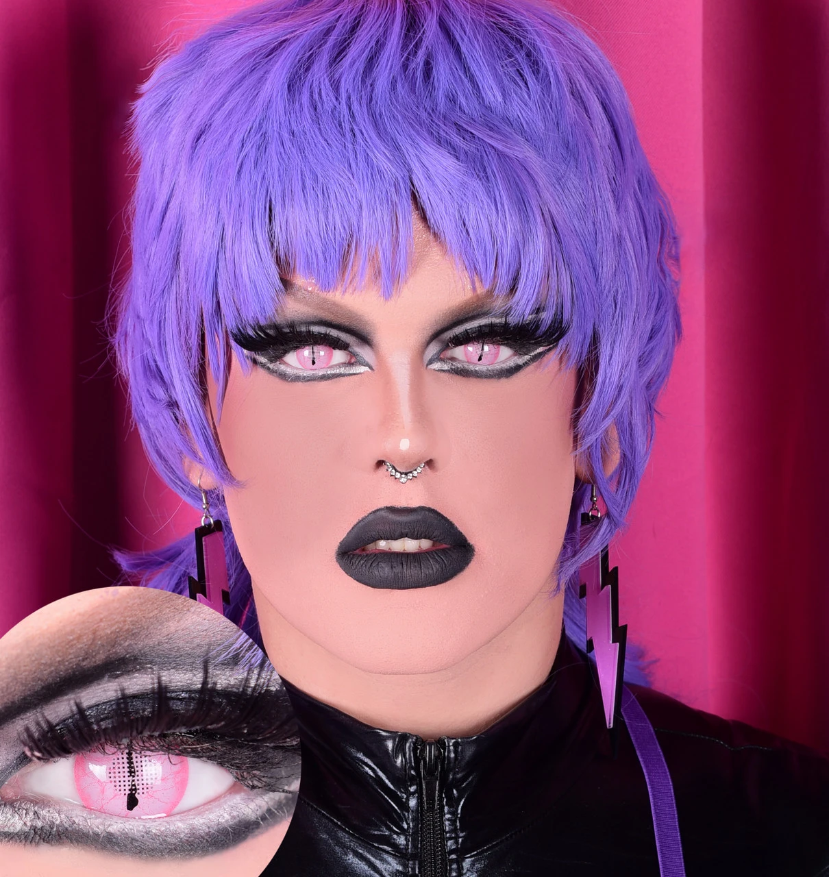 Demon Slayer Nezuko | Cosplay Contacts | Primal Contact Lenses 3 Demon Slayer Nezuko | Cosplay Contacts | Primal Contact Lenses - Image 3