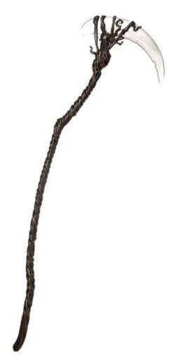 Crooked Grim Reaper Scythe | Halloween | Props And Play Weapons