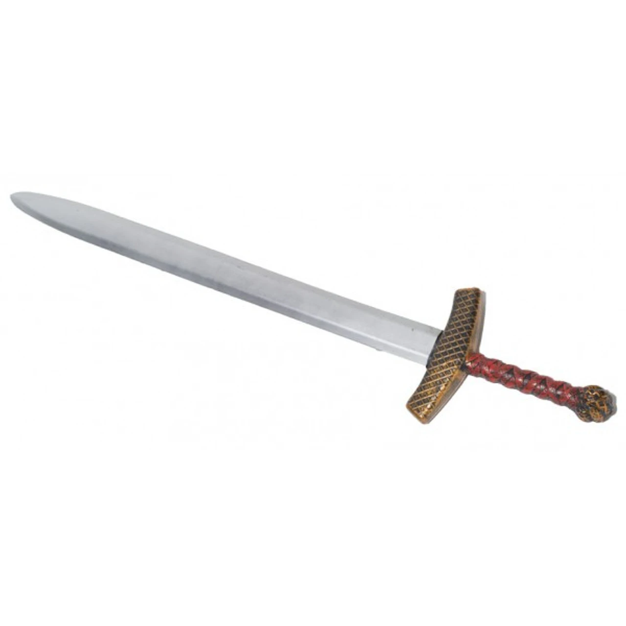 Knight Sword With Red Handle | Medieval | Props And Play Weapons 1 Knight Sword With Red Handle | Medieval | Props And Play Weapons