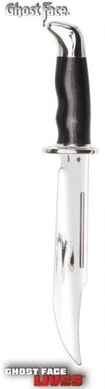 Scream Ghostface Chrome Bowie Knife 13 Inch | Scream | Props And Play Weapons 1 Scream Ghostface Chrome Bowie Knife 13 Inch | Scream | Props And Play Weapons