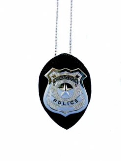 CSI Investigator Police Badge With Chain | Law Enforcement | Props And Play Weapons