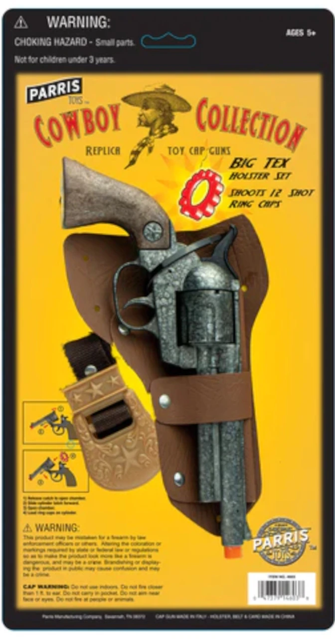 Big Tex Western Cowboy Revolver And Holster | Western | Props And Play Weapons 1 Big Tex Western Cowboy Revolver And Holster | Western | Props And Play Weapons