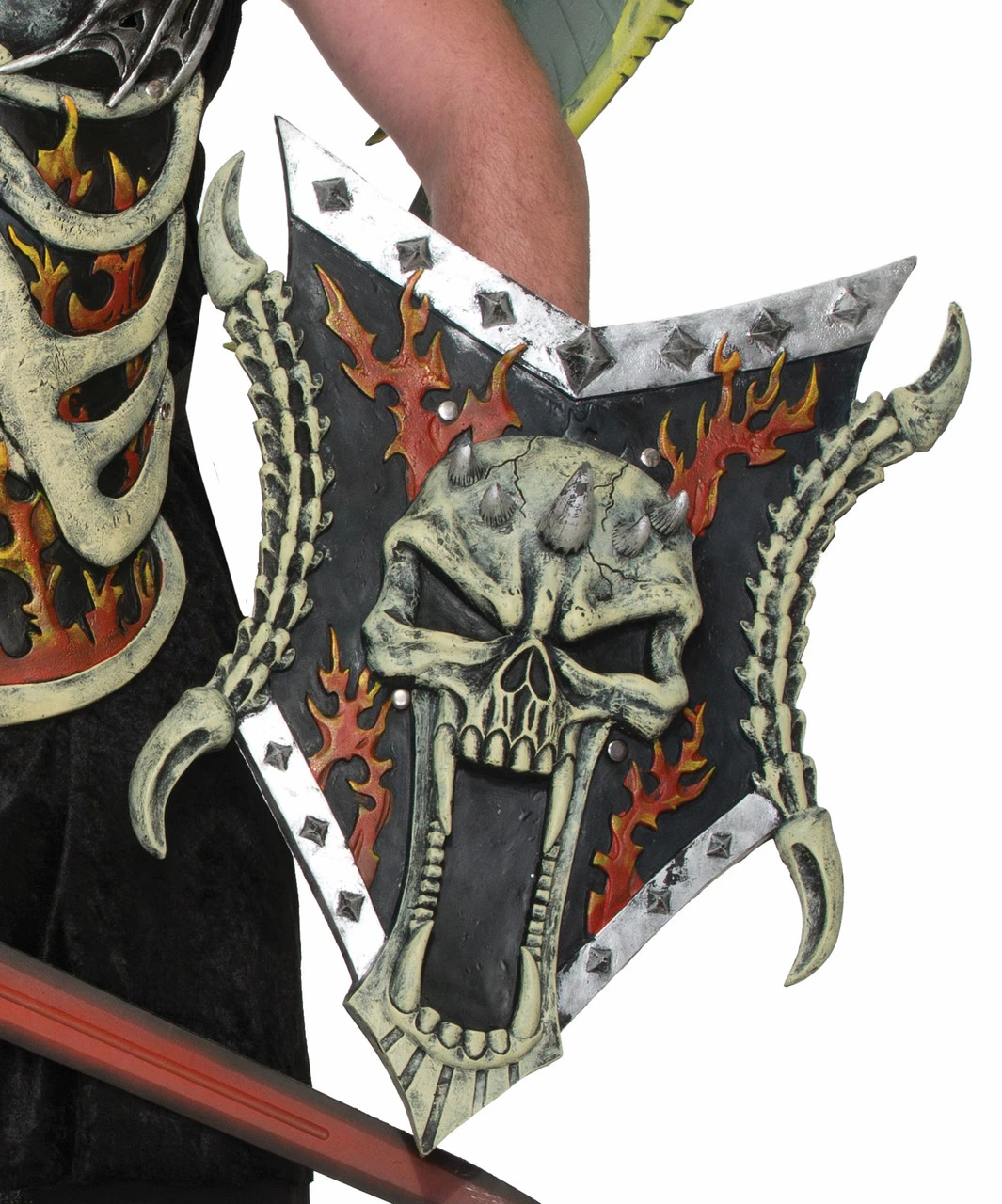 Fantasy Medieval Warrior Skull And Flame Shield | Medieval | Props And Play Weapons 1 Fantasy Medieval Warrior Skull And Flame Shield | Medieval | Props And Play Weapons