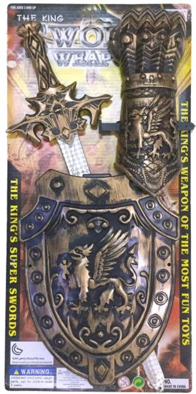 Dragon Knight Set - Gold | Medieval | Props And Play Weapons 1 Dragon Knight Set - Gold | Medieval | Props And Play Weapons