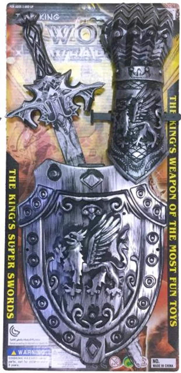 Dragon Knight Set - Silver | Medieval | Props And Play Weapons 1 Dragon Knight Set - Silver | Medieval | Props And Play Weapons