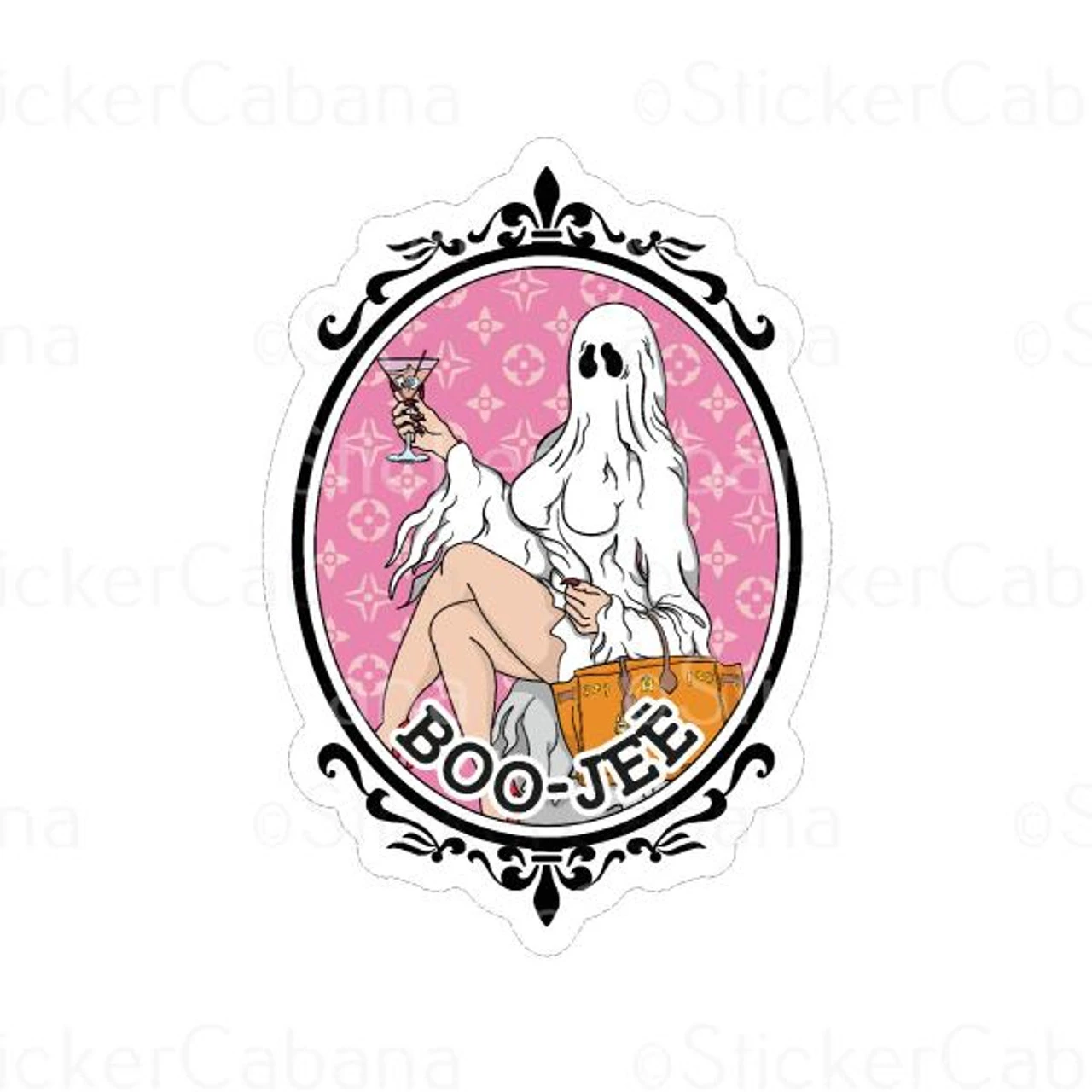Boo-Jee Ghost | Sticker Cabana | Vinyl Stickers 1 Boo-Jee Ghost | Sticker Cabana | Vinyl Stickers
