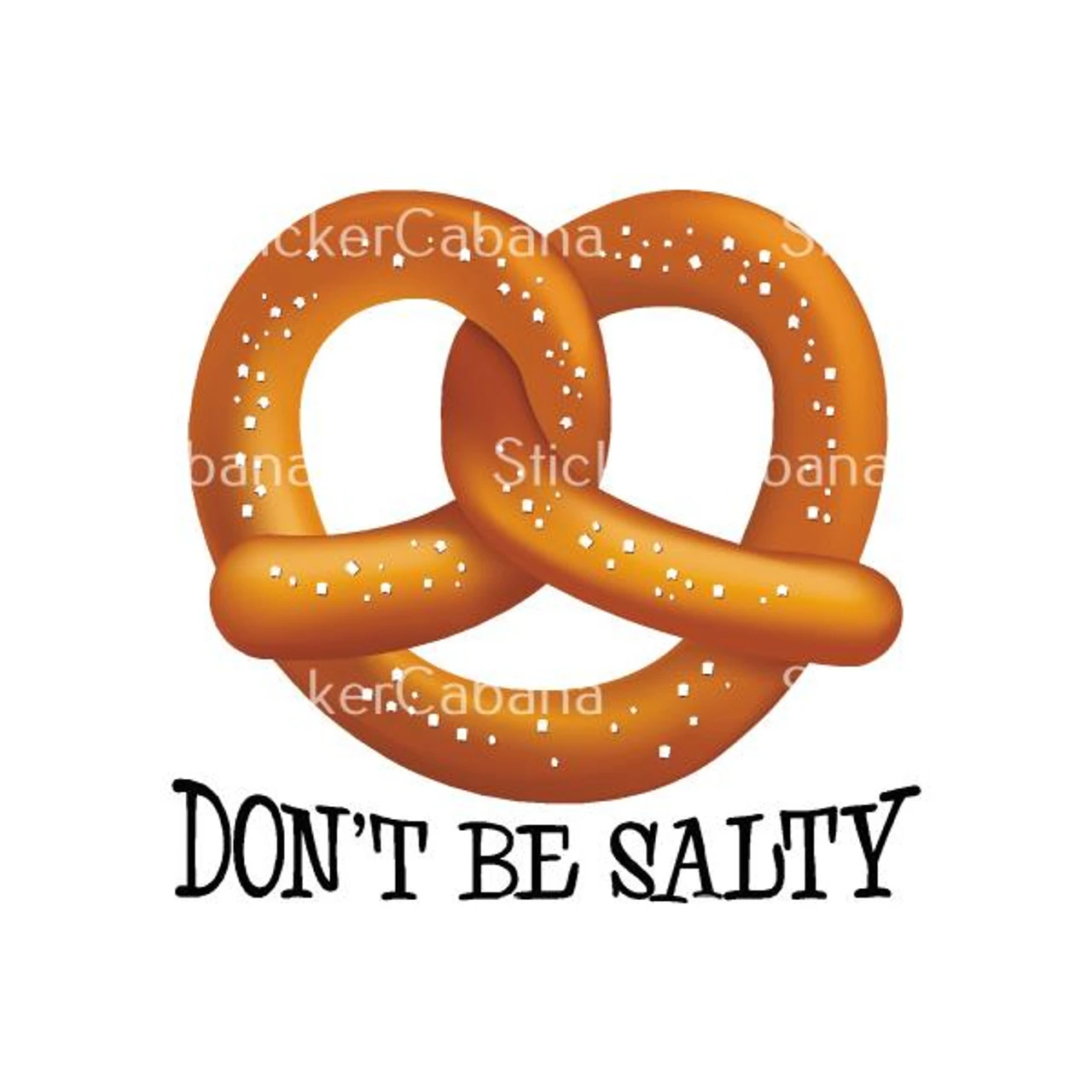 Salty Pretzel | Sticker Cabana | Vinyl Stickers 1 Salty Pretzel | Sticker Cabana | Vinyl Stickers