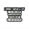 I Know I Swear A Lot List | Sticker Cabana | Vinyl Stickers
