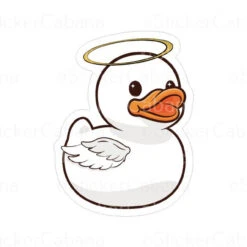 Angel Rubber Duck | Sticker Cabana | Vinyl Stickers