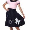 AS-IS | 50s Hop W/Poodle Skirt | Child Size Extra Small (4-6) | 50s