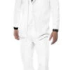 AS-IS | 1970s White Suit | Adult Size Extra Large | 70s