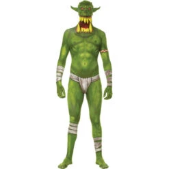 AS-IS | Green Orc | Adult Size Large | Jaw Dropper Morphsuit