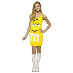 LAST OF | Yellow M&M Dress | Adult Size Small | M&M Candy