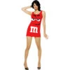 LAST OF | Red M&M Dress| Adult Size Small | M&M Candy
